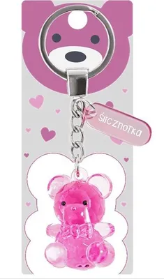 Produktbild von Bärchen-Schlüsselanhänger – „Ślicznotka“ – Be-Happy Gifts