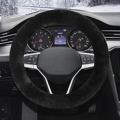 Produktbild von Lenkradhülle 37-39 cm - Weiche und komfortable Lenkradhülle für das Auto