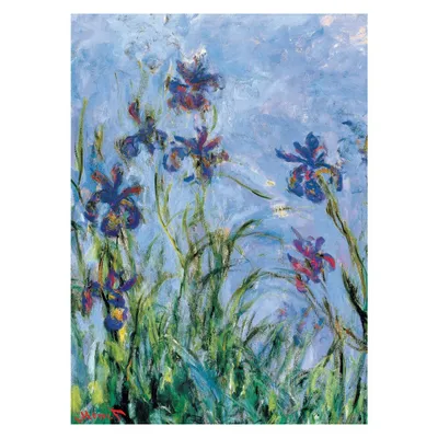 Image de Puzzle Eurographics - Claude Monet : Iris (détail), 1000 pièces (6000-2034)