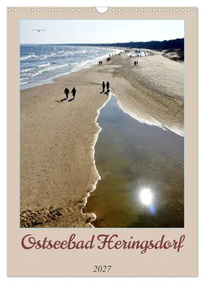 Produktbild von Ostseebad Heringsdorf (Wandkalender 2027 DIN A3 hoch), CALVENDO Monatskalender