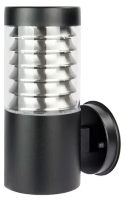 Produktbild von Außenlampe Edelstahl E27 IP44 26.5 cm hoch Schwarz Modern Gartenbeleuchtung