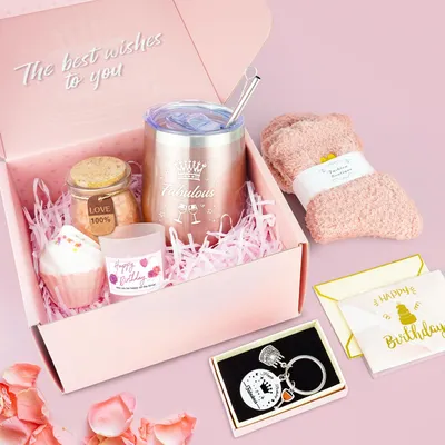 Image de Cadeau d'anniversaire pour femmes, cadeau coloré pour les fêtes
