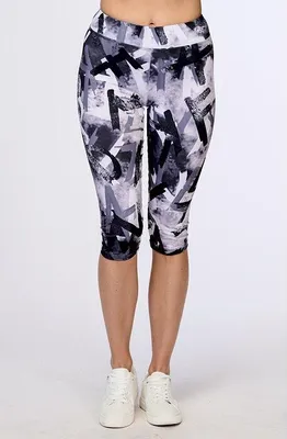 Produktbild von DRAPS Damen Fitness 3/4 Hose rosa meliert M