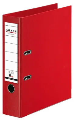 Zdjęcie produktu dla Folder Chromocolor A4 PP 80mm czerwony opakowanie 10 szt