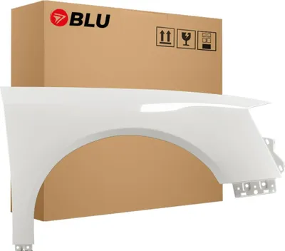 Image de BLU Aile Compatible avec VW Volkswagen Passat B6 LB9A Droite Weiss CandyWeiss | 2005-2010 | Avant | Peint| Prêt à Monter | Galvanisé