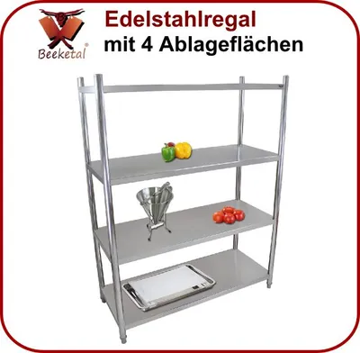 Produktbild von Beeketal Gastro Edelstahlregal Regal BER4