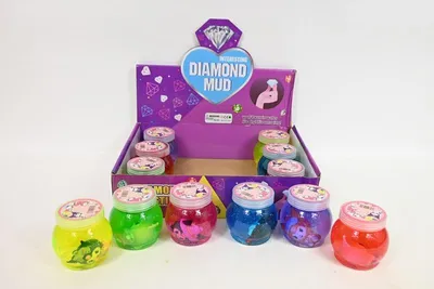 Productafbeelding van Glitterende slijmfiguur, 6 stuks, 12 per verpakking, artikelnummer BPLA7553, 57553