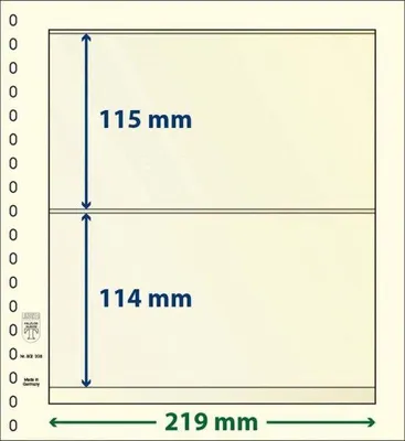 Produktbild von Lindner dT802208P dT-Blanko-Blatt 5er Pack