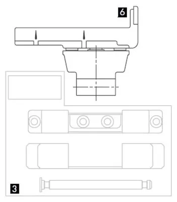 Produktbild von AUBI Kippband Fensterbeschlag Stahl Silber KB323-5RV03