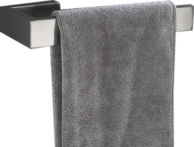 Image de Anneau porte-serviettes - Acier inoxydable - Design moderne - 1 pièce