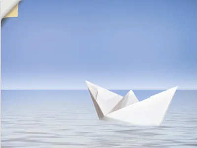 Produktbild von ARTland Wandbild, selbstklebend Auf dem Meer Größe: 40x30 cm