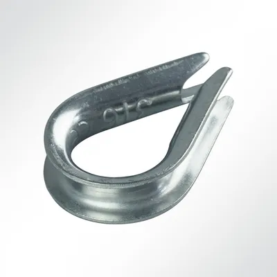 Produktbild von Seilkauschen Kausche aus Edelstahl für 12mm Seil