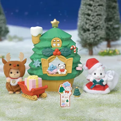 Productafbeelding van Mini-figures - SYLVANIAN FAMILIES - Santa's House - Ages 3 and up