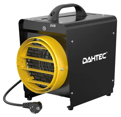 Obrázok produktu pre Elektrické kúrenie – ohrievač s ventilátorom – 2000 W – čierna farba – montáž do steny – vykurovací ventilátor – stavebný sušiak