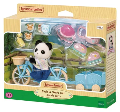 Zdjęcie produktu dla Wycieczka rowerowa misia Pandy zestaw z figurką
