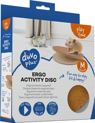 Obrázek produktu pro DUVO+ Běhací disk dřevěný pro křečky a myši  M - 25x25x7cm, 65399207