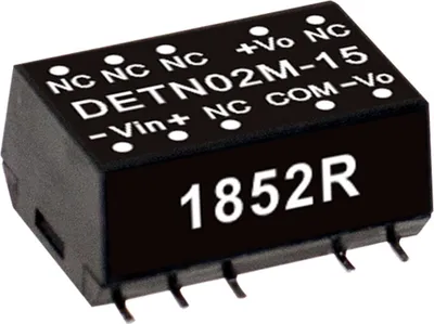 Produktbild von MEANWELL DETN02M-12, DC DC-Wandler, 12:+ -12V + -84mA