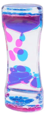 Obrázok produktu pre Liquid Motion Bubbler Timer – upokojujúca a relaxačná stolová senzorická hračka s kvapkami oleja a vody pre kanceláriu a ľudí s autizmom