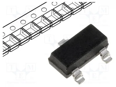 Produktbild von Transistor: PNP; bipolar; 65V; 0,1A; 250mW; SOT23 BC856A PNP SMD-Transistoren