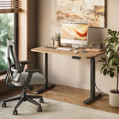 Obrázek produktu pro Psací stůl Vicco Elevate Černá/Řemeslná 120 x 70 cm 2 motory, Model 58666