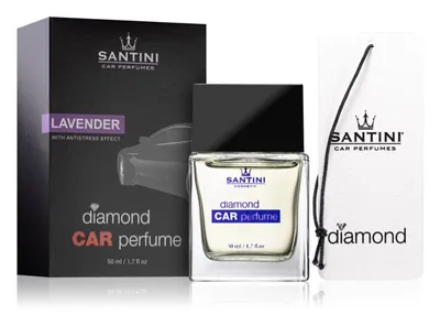 Image de Parfum de voiture SANTINI - Diamond Lavender ANTISTRESS