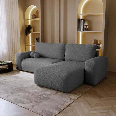 Produktbild von FurMeb24 ECKSOFA FADO L mit Schlaffunktion und bettkasten linke Seite 282 x 94 x 177 cm Quelle 92