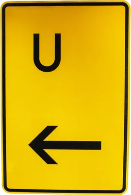 Produktbild von ORIGINAL Verkehrsschild 455.1-11 Ankündigung o. Fortsetzung der Umleitung hier links nach StVO und RAL-Gütebedingungen Verkehrsschild Schild Straßenschild Zusatzschild Verkehrsschilder 900 x 600 mm