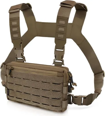 Obrázok produktu pre INF Taktická hrudná taška Poľovnícka vesta - Outdoorová EDC vesta