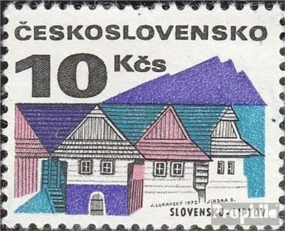 Produktbild von Briefmarken Tschechoslowakei 1987 Mi 2082y flouresierendes Papier postfrisch Bauwerke