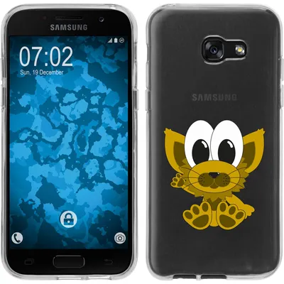 Produktbild von PhoneNatic Case kompatibel mit Samsung Galaxy A7 (2017) Silikon-Hülle Cutiemals M7