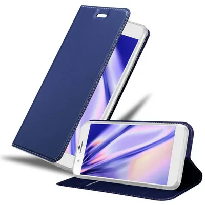Image de Cadorabo Housse pour Honor 6 PLUS Housse de protection en bleu Cover Etui Book Case Booklet