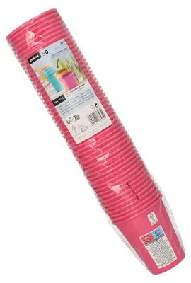 Produktbild von STARPAK Papp-Trinkbecher 0,2 l pink 50er