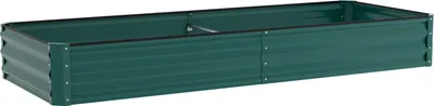Produktbild von Aopunly Hochbeet Gartenbeet, Pflanzkasten, Pflanzenbeet Kräuterbeet Pflanzkasten Aufsatzrahmen 240x90x60cm Grün