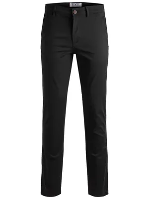 Produktbild von Jack & Jones 12150158, Chino, Erwachsener, Schwarz, Baumwolle, Elasthan, Nicht bleichen, Natürliche Trocknung