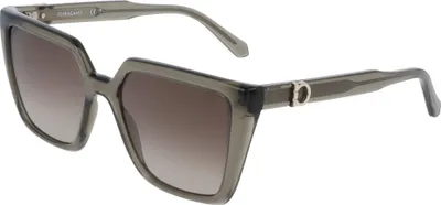 Produktbild von Ferragamo SF2058SE Transparent khaki 54/17/140 Damen Sonnenbrillen