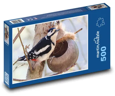 Obrázek produktu pro martinpuzzle - Puzzle 500 - Strakapoud velký - pták