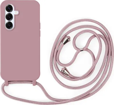 Produktbild von Handykette für Samsung Galaxy S25+ Hanyhülle mit Band Hülle mit Kodel Smartphone Halskette in Rosa