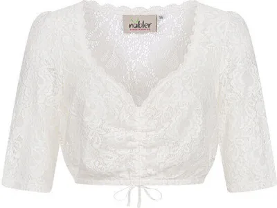 Produktbild von Dirndlbluse Kurzarm Josefine in Creme von Nübler Größe 38