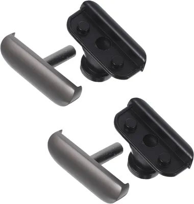 Produktbild von 2 Stück Einlochige Möbelknöpfe aus Zinklegierung für Küche Bad Schubladen Kleiderschränke und Türbeschläge Design mit Schrauben