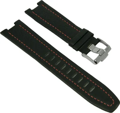 Produktbild von Uhrenarmband Leder mit Kontrastnaht Jacques Lemans 1-1484