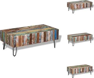 Produktbild von vidaXL Couchtisch Altholz 100x50x38 cm - Couchtische