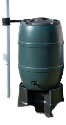 Productafbeelding van Regenton 120 l kunststof groen H81x dia. 50cm Nature exclusief voet