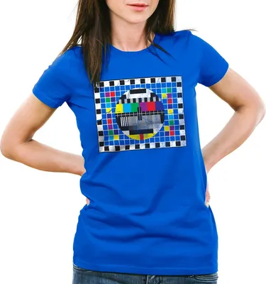 Produktbild von style3 Testbild Damen T-Shirt sheldon, Farbe:Blau, Größe:XS