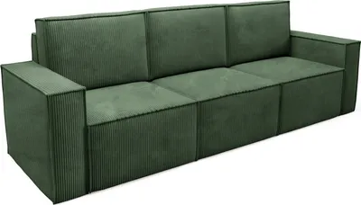 Produktbild von BETTSO klassisch ORTO Dreisitzer Kordsofa Dreisitzer modular grün