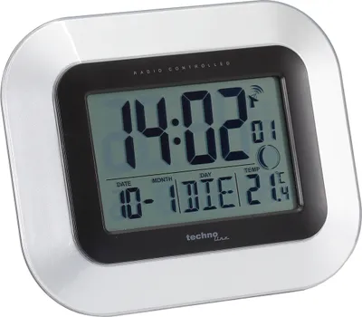 Obrázok produktu pre Technoline WS 8005, Digitálny budík, Čierna, Strieborná, AA, 226 mm, 180 mm, 30 mm