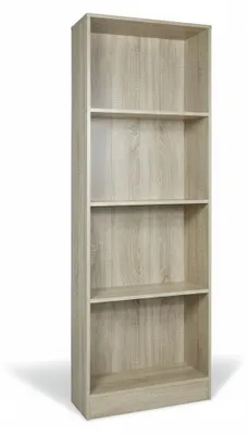 Immagine prodotto di Libreria Scaffale Moderna 60x24x170 cm Mobile Soggiorno Ufficio Legno - Colore: rovere
