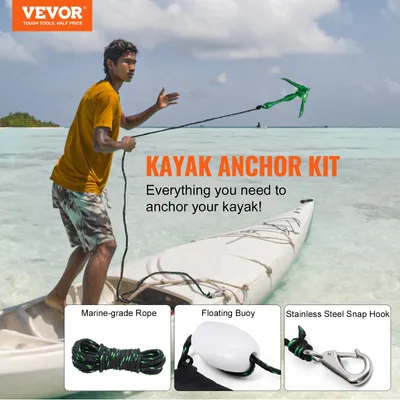 Immagine prodotto di Set ancora per kayak, ancora da 3,5 lb, vela da 8 m, 35 libbre