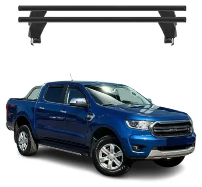 Produktbild von OMAC  Menabo Dachträger Grundträger für Ford Ranger 2011-2015 Querträger Schwarz, KI-generiertes Bild