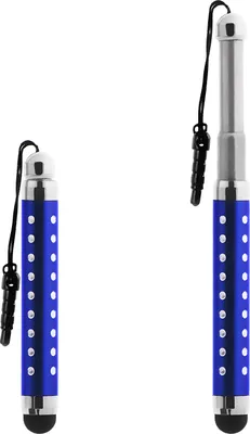 Obrázok produktu pre Avizar, výsuvný stylus na dotykové obrazovky s 3,5 mm konektorom, modrej farby