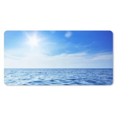 Produktbild von MuchoWow® Mauspad Mousepad Meer - Sonne - Himmel 60x30 cm - Mousepads - Maus Mat - Pad - Mausunterlage - Nachhaltig